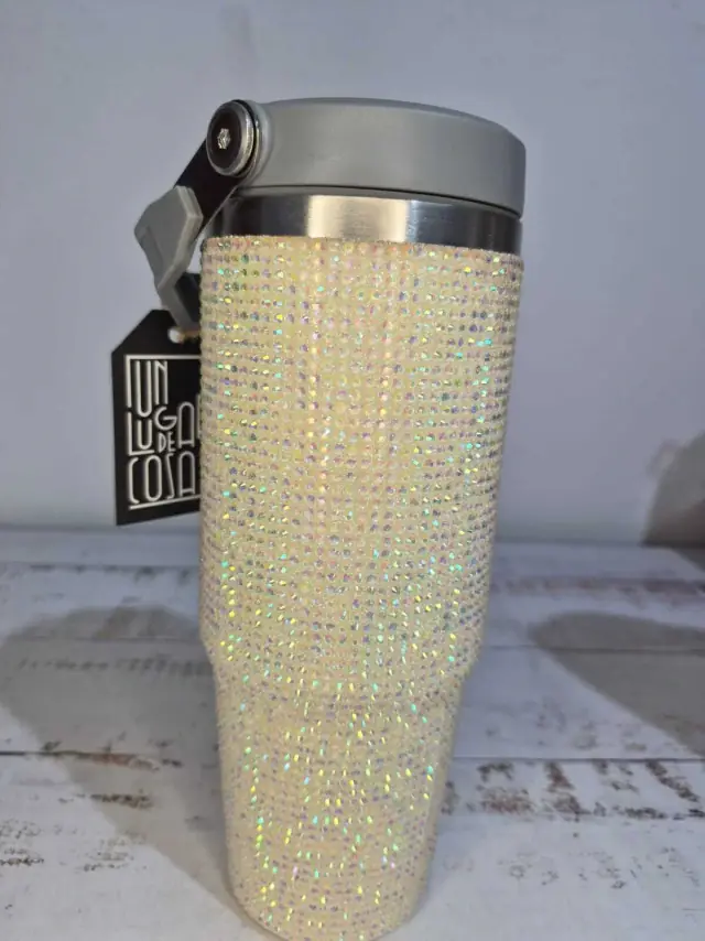 Vaso térmico con strass