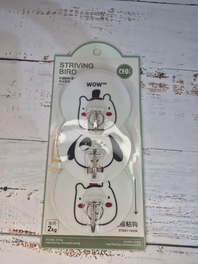 Ganchos Adhesivos Redondos de Perritos y Gatitos