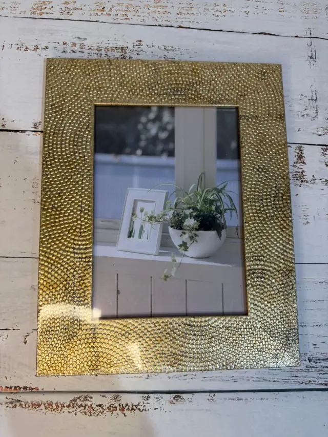Portaretrato dorado 20,5 x 25,5 cm
